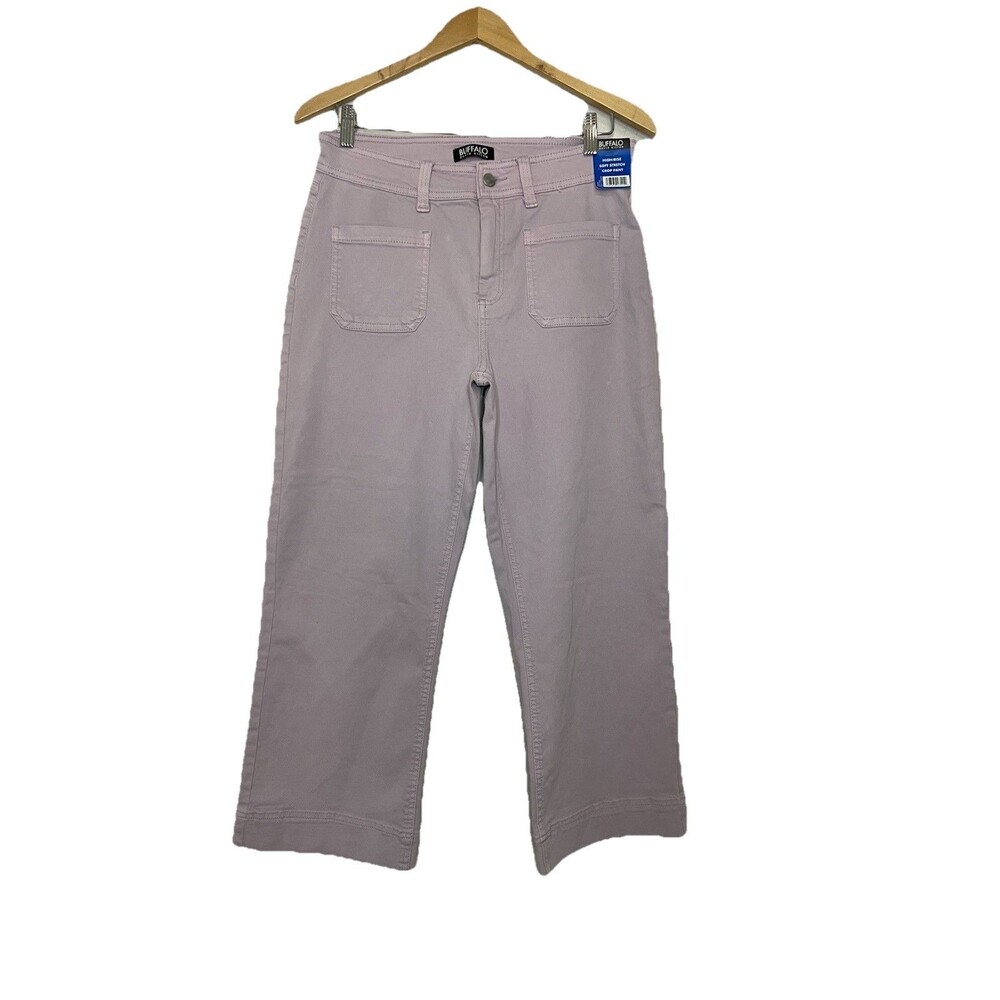 David Button Women's 10/30 Lilac Hi Rise Lilac Super Soft Crop Pant NWT